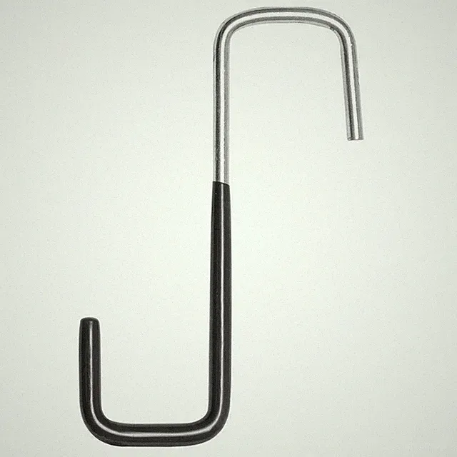 6" Hang On Rafter Bike Storage Hanger Hook 1/4" Zinc Vinyl Coated 25 lb Capacity