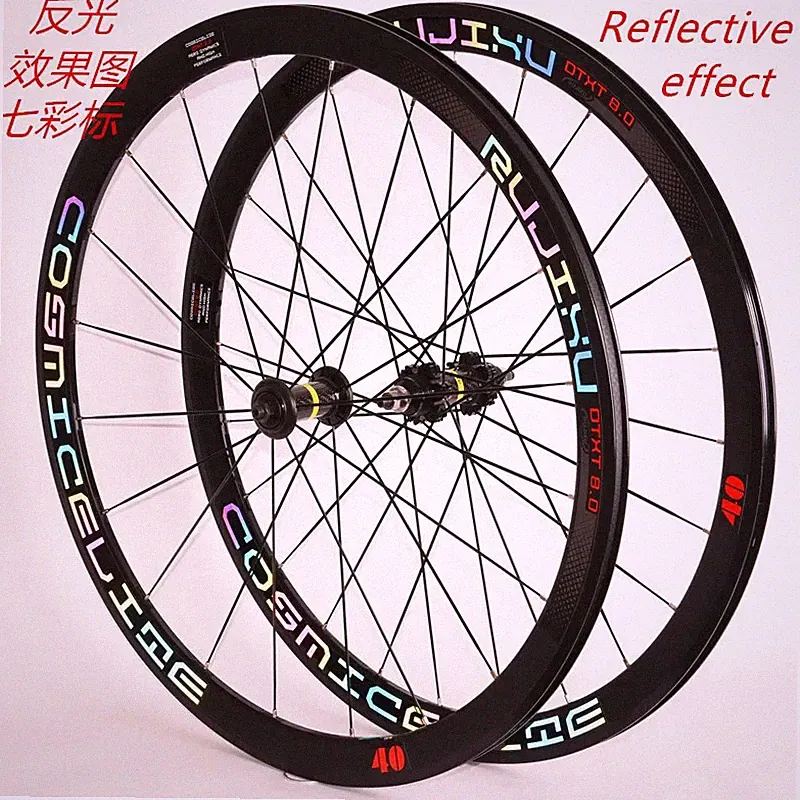 700C Road Bicycle Wheels Fixed Gear/single Speed Wheelset 40mm Height for 23-28C