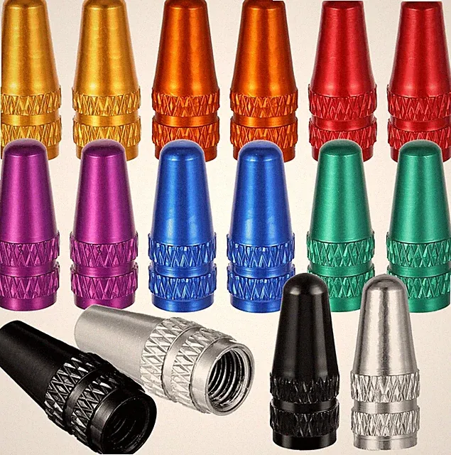 8 Colors Presta Valve Cap, 16 Pack Aluminum Anodized Bike Valve Stem Caps