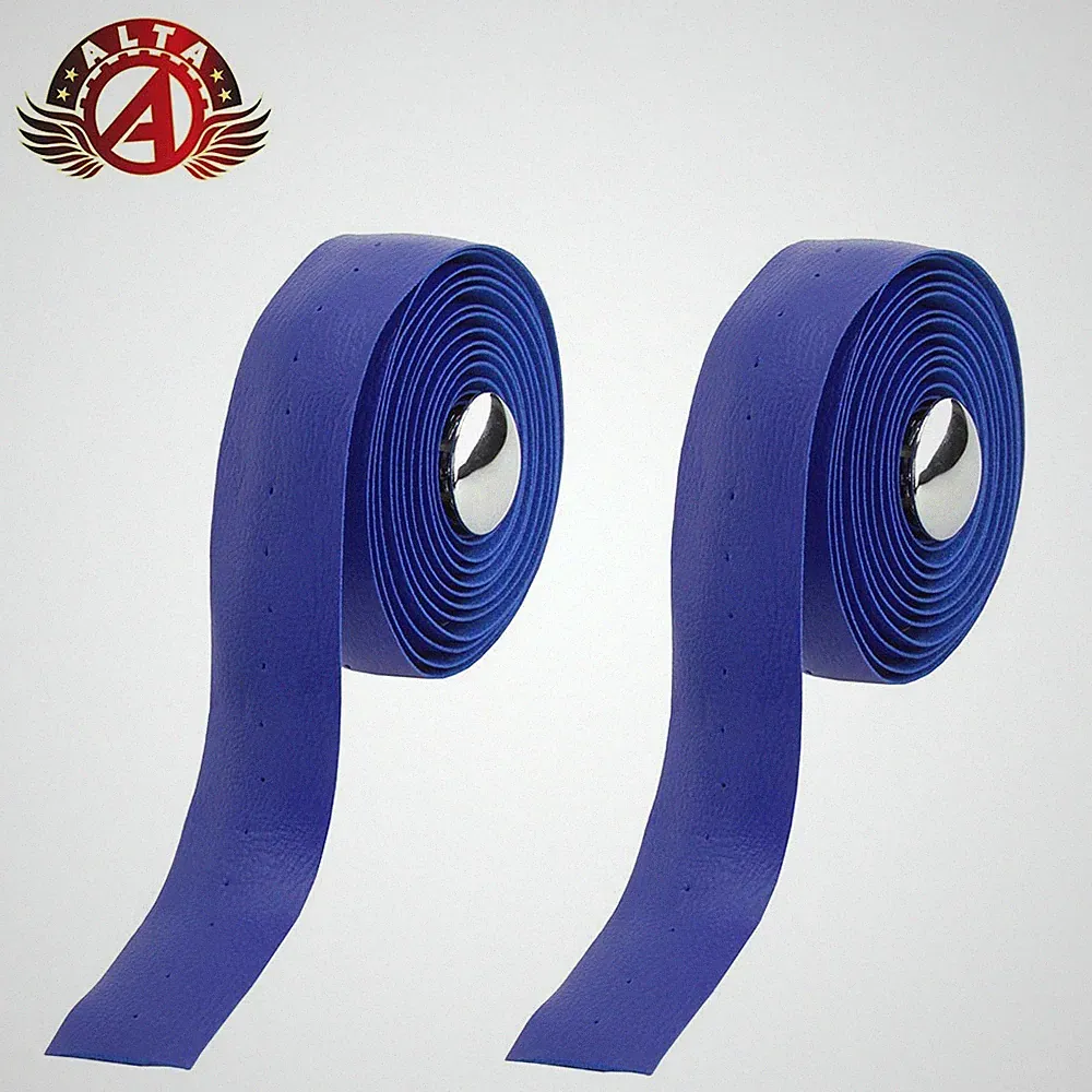ALTA Blue Vinyl Bicycle Handlebar Tape 1850mm x 25mm Road Fixie Drop Bar Wrap.