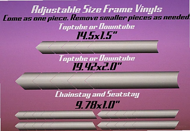 Bike Frame Color Accent Decal Kit Mountain Road Bikes Lots of colors USA Seller