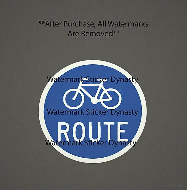 Bike Route Sticker Biking Cycling Outdoor Travel Sign Gift Waterproof NEW