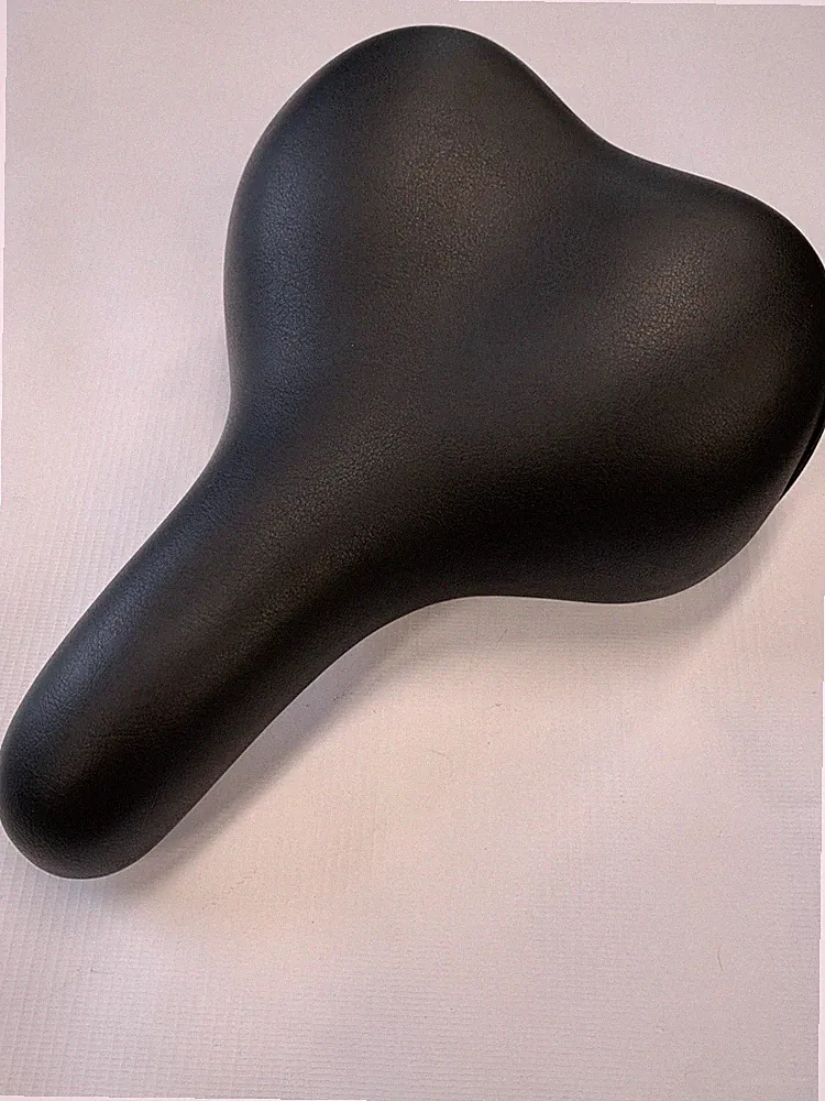Bike Saddle Seat E-bike Hybrid Touring Road Bicycle Comfort Padded Vinyl Cover