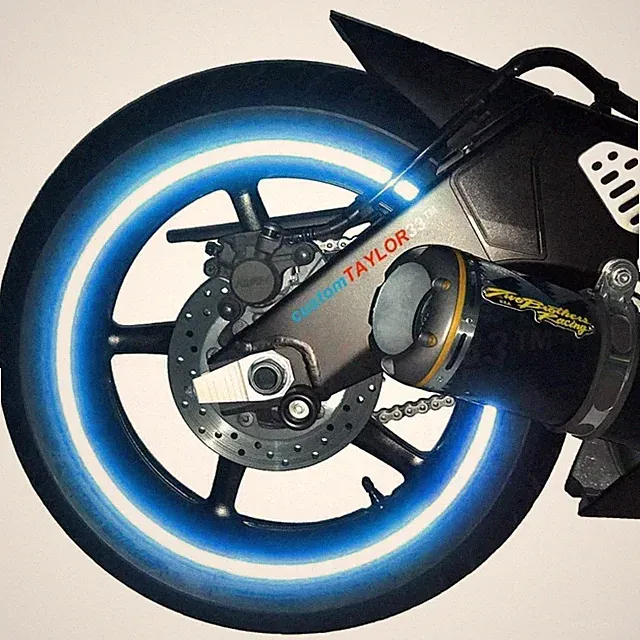Blue High Grade Reflective Rim Tapes - 17" SportsBikes