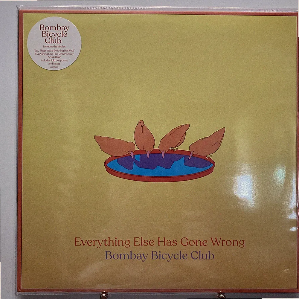 Bombay Bicycle Club : Everything Else Has Gone Wrong VINYL 12" LP Poster RBI