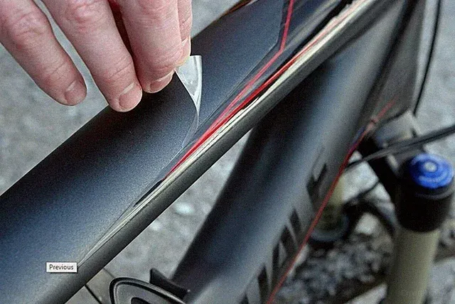Clear Paint Protection..Bike Frame Tape, MTB Heavy Duty 6mil Thick Clear Film