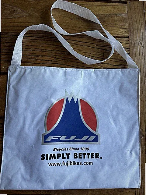Fuji Bicycles Musette Bag Vintage Plastic Vinyl Good Condition FREE SHIPPING