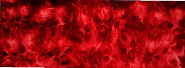Ghost Skulls Red Bike Motorcycle Grunge Car Wrap Vinyl Decal Scooter Graphic USA