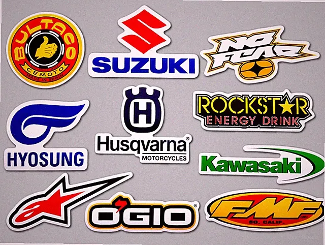 Motocross Vinyl Sticker Lot (10 Pack) SET 2 dirt bike offroad supercross race