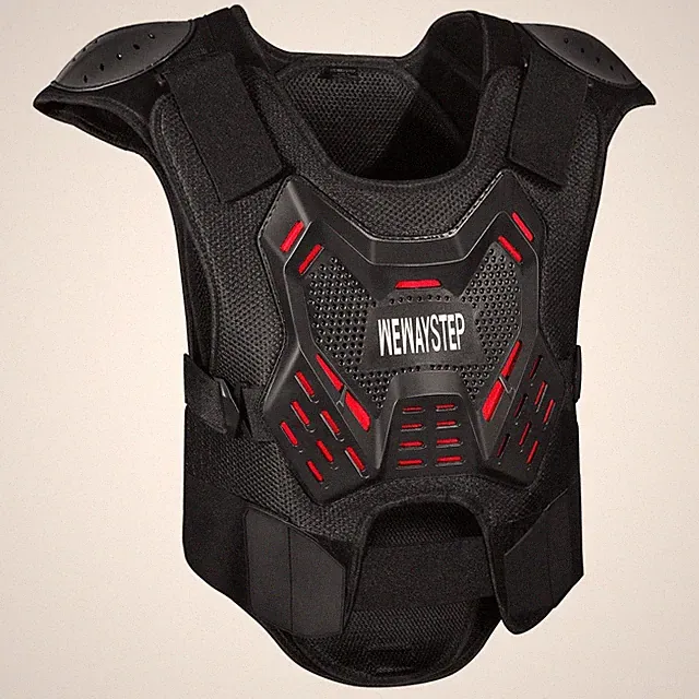 Motorcycle Body Armor Vest Motocross Gear, Dirt Bike Chest Protector for Men Mot