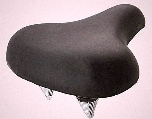 NEW Original Comfortable Beach Cruisers Bicycle Seat Extra Wide TM-001 IN Black.