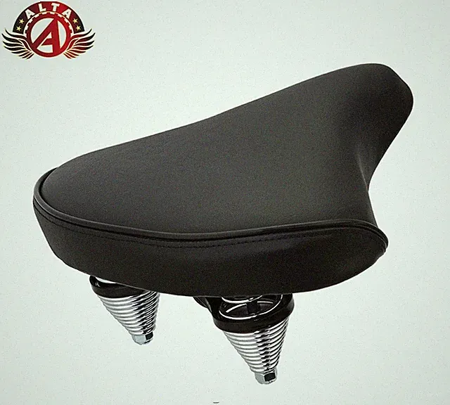 NEW! Standard Vinyl Beach Cruiser Large Saddle Bicycle Seat 209 Bike Seat Black