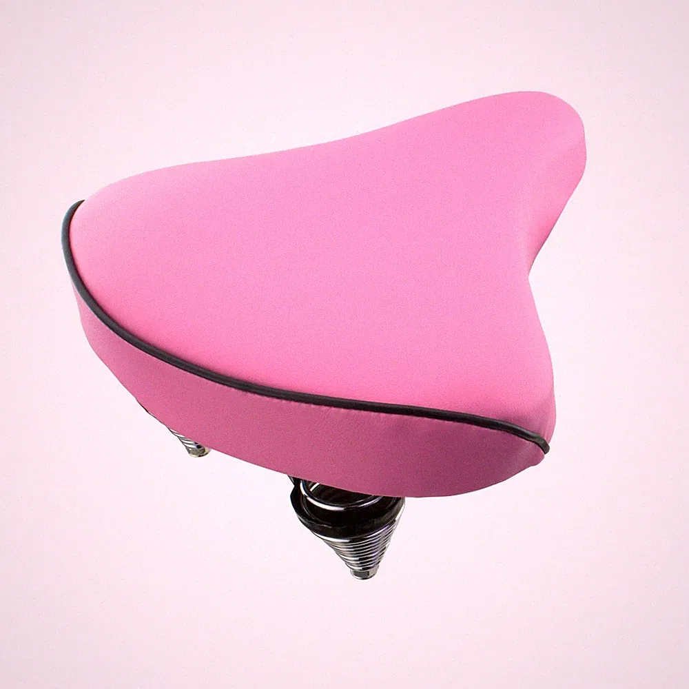 NEW! Standard Vinyl Beach Cruiser Large Saddle Bicycle Seat 209 Bike Seat Pink