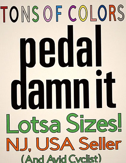 Niner Bikes Pedal Damn It Die Cut Vinyl Decal MTB/Bicycle/Cycling/Mountain Bike