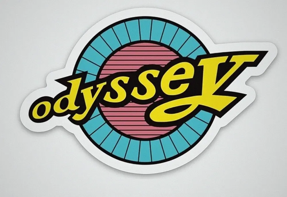 Odyssey BMX Bicycle Old School Logo Vinyl Sticker Decal