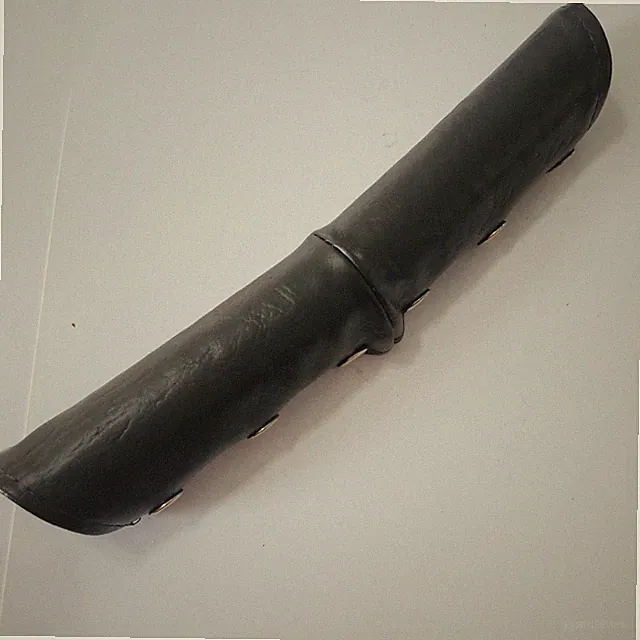 old school NOS Cycle Pro Black Vinyl snap V handle bar pad BMX Bike