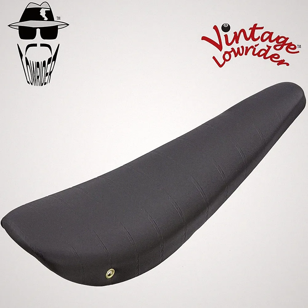 ORIGINAL 20" All Black Banana Saddle Vinyl Bicycle Seat Cruiser Lowrider Bike.
