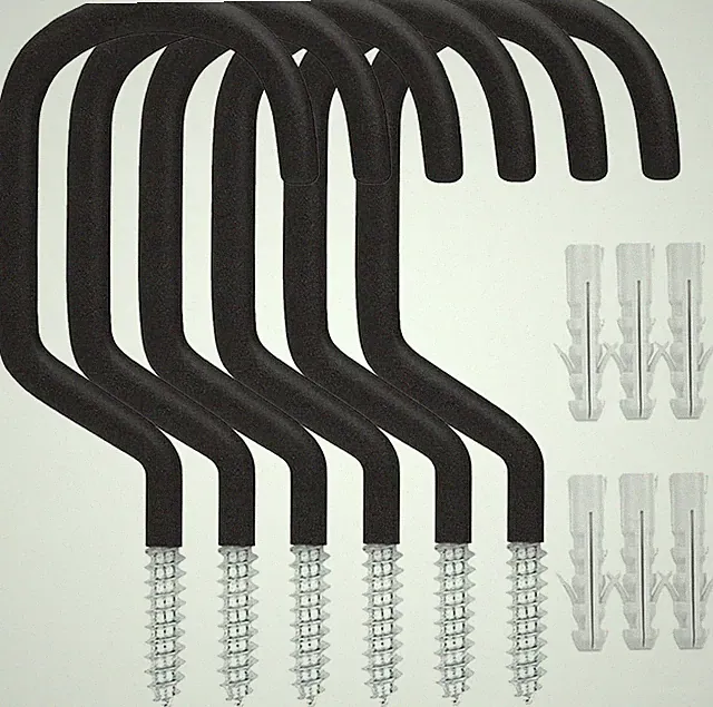 Pack Heavy Duty Garage Bike Storage and Utility Hooks-. Inches for Garage Wall a