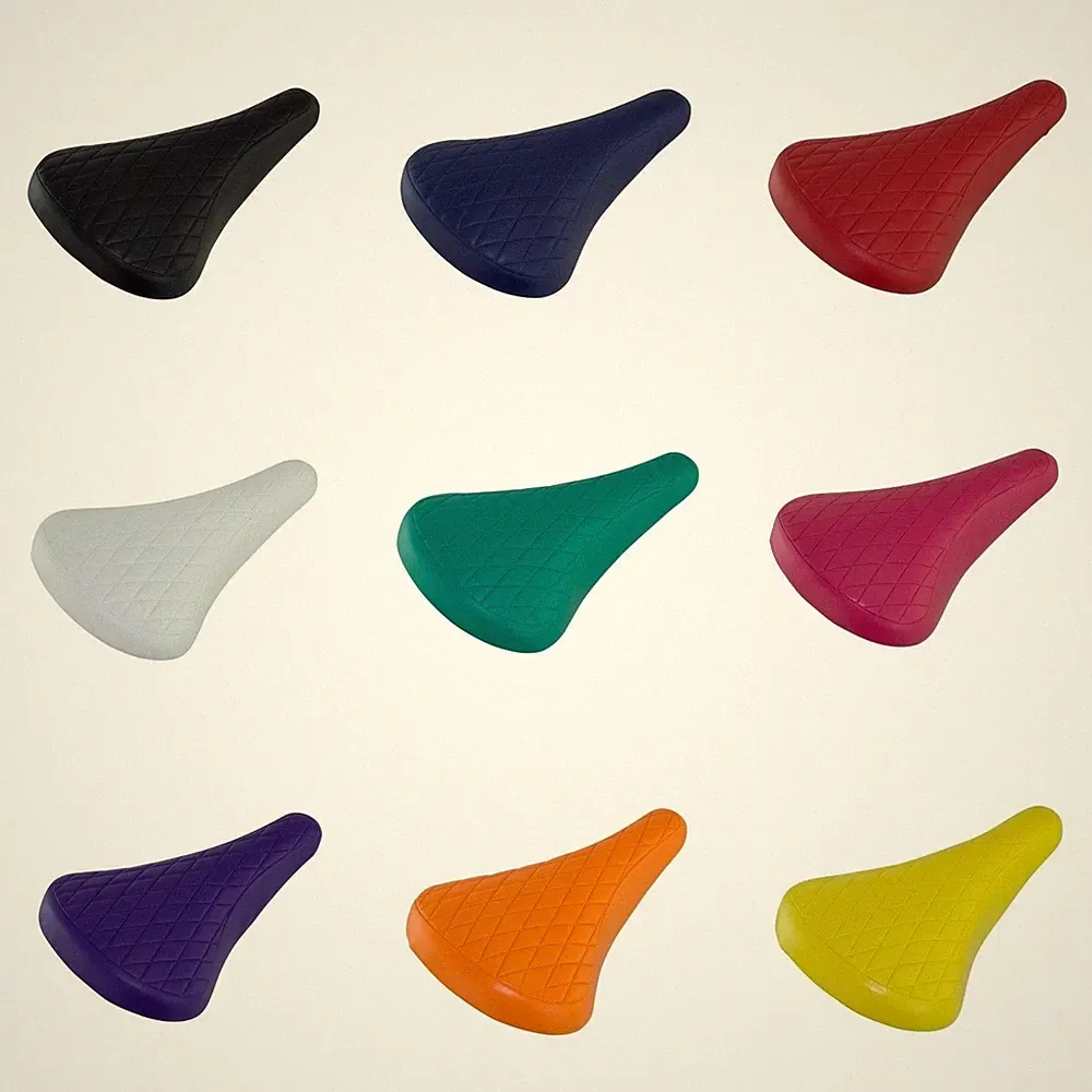 PRO+ Bicycle Vinyl Saddle Diamond 702 BMX Free Style Fixie Bike Seat 9 COLORS!