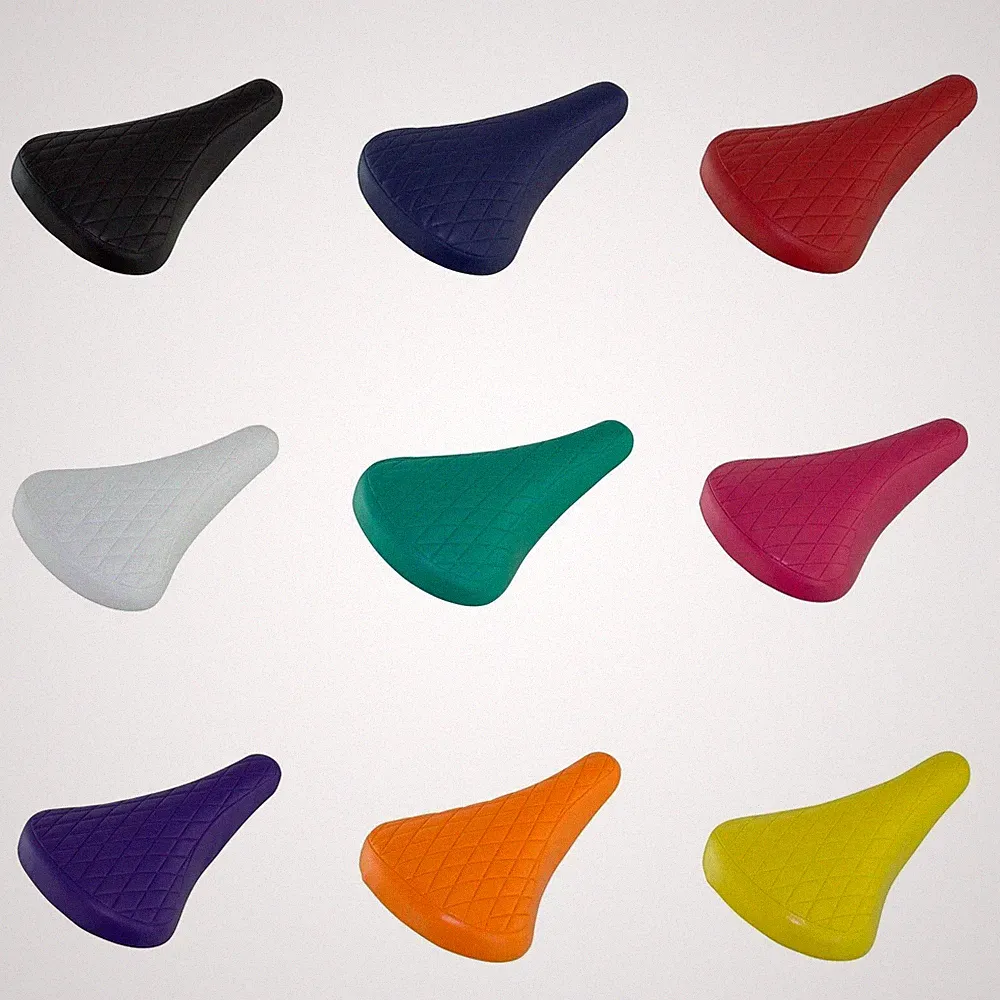 PRO+ Bicycle Vinyl Saddle Diamond 702 BMX Free Style Fixie Bike Seat 9 COLORS!