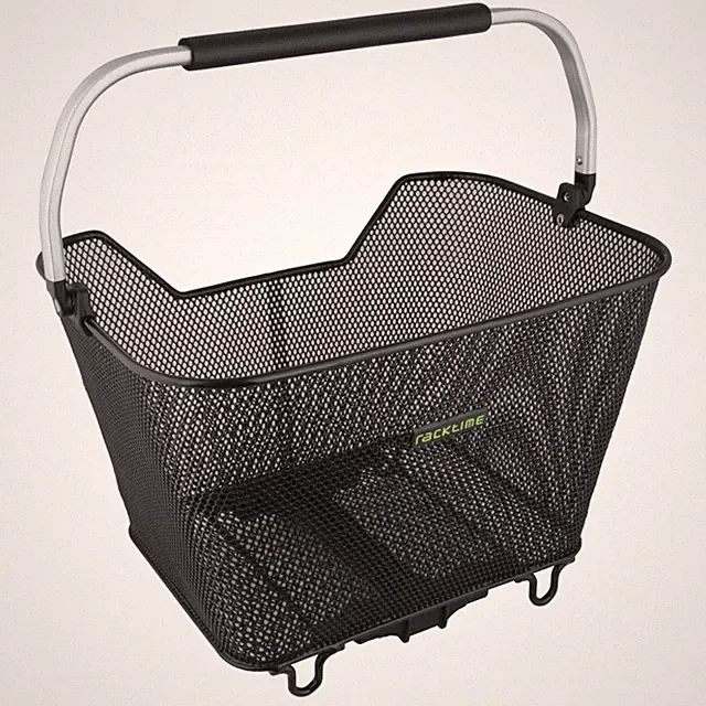Racktime BaskIt Deluxe 2.0 Black Steel/Vinyl 17.7x11.8x13`