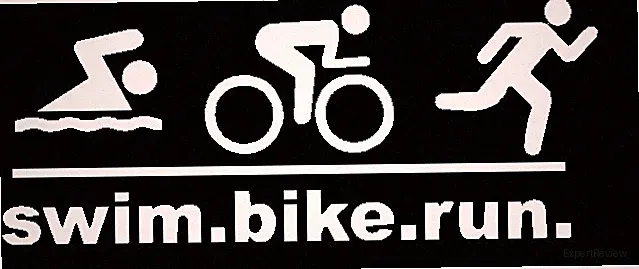 Swim Bike Run Triathlon Vinyl Decal Sticker Car Window Triathlon