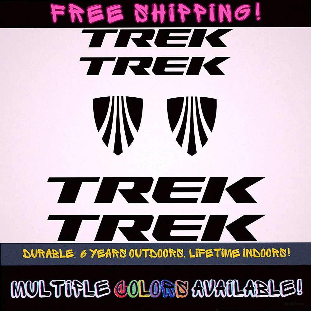 Trek Bicycle Vinyl Decal Sticker frame Pack Road Bike, MTB, Cycling Made in USA