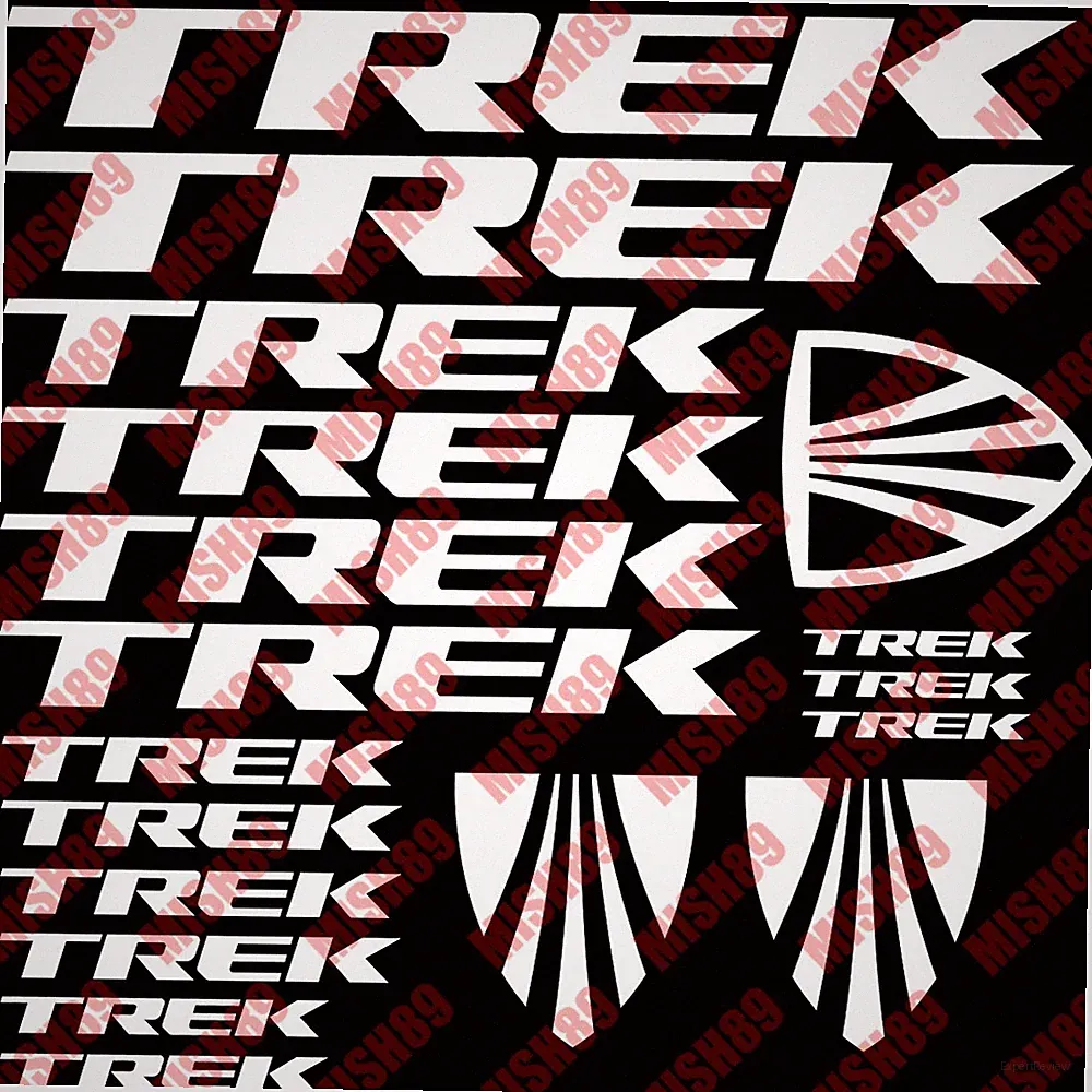 Trek Bike Decals Bike Frame Vinyl Stickers Cycle Cycling Bicycle Mtb Shimano