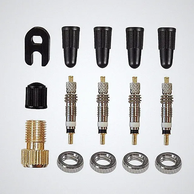 Valve Adapter Valve Core Tyre 15Pcs/Set Bicycle Useful Accessories Brand New