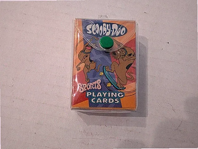 Vintage 2000 Scooby-Doo Playing Cards Sports Theme