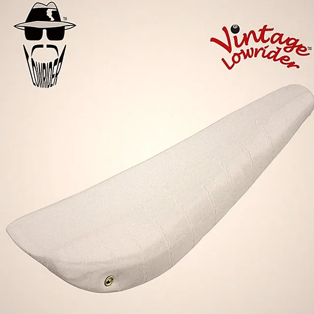 Vintage Lowrider Bicycle 20" Banana Saddle Vinyl Cruiser White