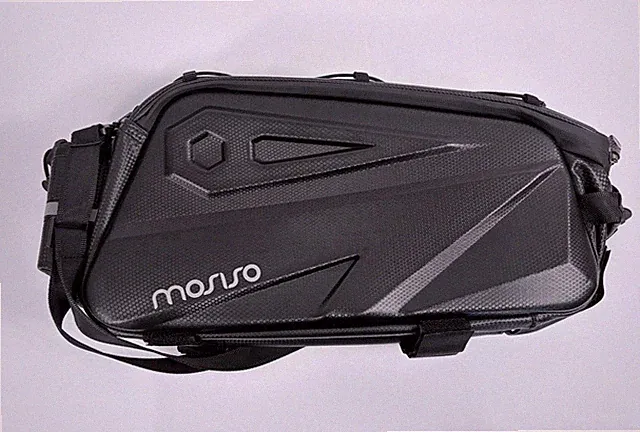 Waterproof Rear Rack Bicycle Trunk Bag 14L EVA with Shoulder Strap