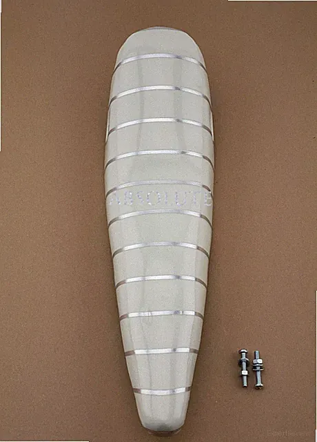 WHITE BANANA SEAT VINTAGE SCHWINN STINGRAY CHOPPER BIKE SADDLE LOWRIDER CRUISER.
